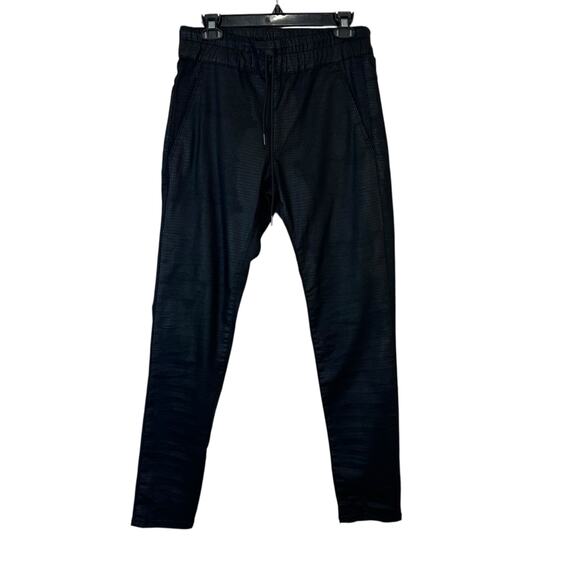 Flog Bevy Flog Shely Black Snake Drawstring Waist Pull on Pants sz 28 EUC - Picture 2 of 10